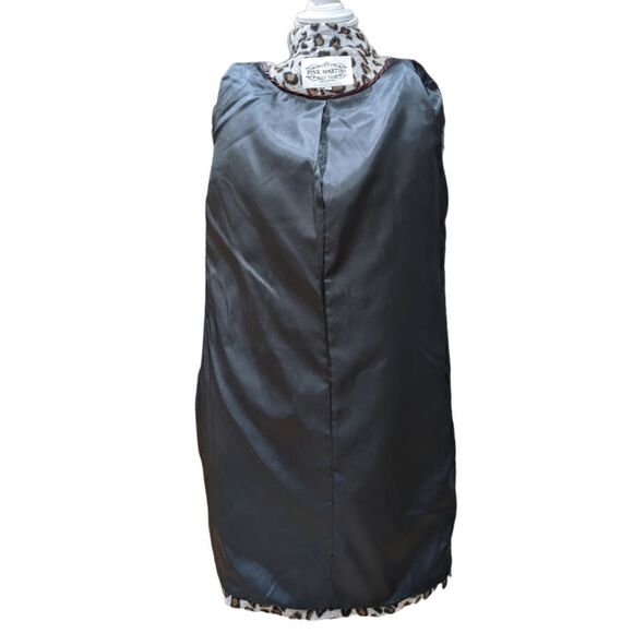 Pink Martini Collection Leopard Print Long Coat Size S - Picture 11 of 13